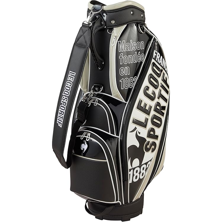 le coq sportif 9.5型キャディバッグ Amazon.co.jp: le coq GOLF(ルコックゴルフ) ゴルフ キャディバッグ 9